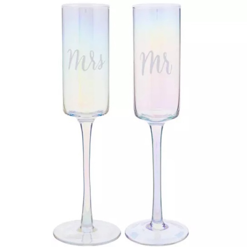 Iridescent Mr. & Mrs. Flutes